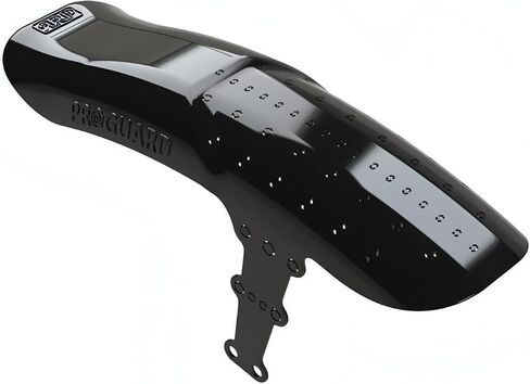 RRP Rapid Racer Products Unisex Adult ProGuard Rear Mudguard - Black, N/A in Saudi Arabia