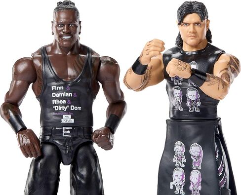Mattel WWE Main Event Showdown Action Figures 2-Pack with Accessory, Series #21 R-Truth vs “Dirty" Dominik Mysterio Collectible Set, 6-inch in Saudi Arabia