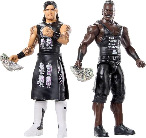 Mattel WWE Main Event Showdown Action Figures 2-Pack with Accessory, Series #21 R-Truth vs “Dirty" Dominik Mysterio Collectible Set, 6-inch in Saudi Arabia