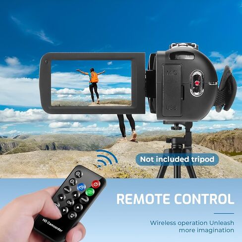 سعة 3.0 بوصة شاشة IPS 4K مسجل كاميرا Vlogging مع غطاء العدسة in Kuwait