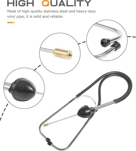 Car Mechanic Stethoscope, Automotive Diagnostic Tool, Engine Diagnostic Sensitive Hearing Tool, Fit for Cars, Trucks, RVs (1PCS) in Saudi Arabia