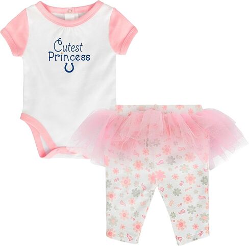 Outerstuff NFL Teams Newborn Baby Girls' Short Sleeve Cutest Princess Tutu Dress and Leggings Set (0m-9m) in Saudi Arabia