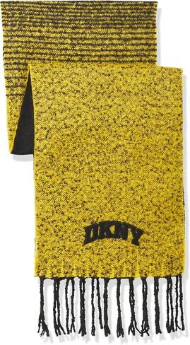 DKNY Women's Accessories Scarf,Black,0S in Saudi Arabia