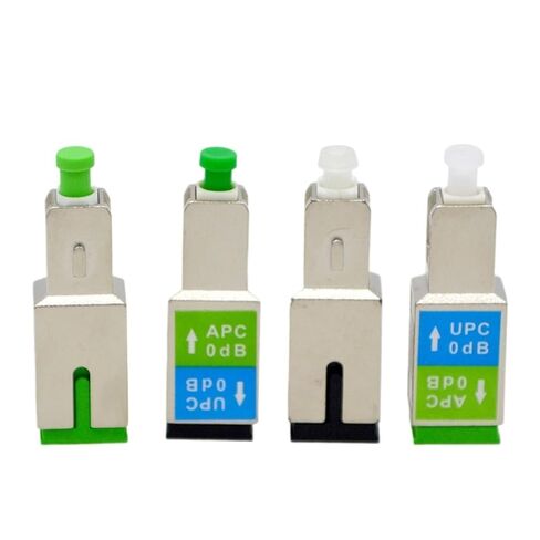 1pcs موصل توهين الألياف البصرية الجديدة 0DB SC/APC أنثى SC/UPC SM-9/125 محول الألياف البصرية (SC APC SC APC) in Kuwait