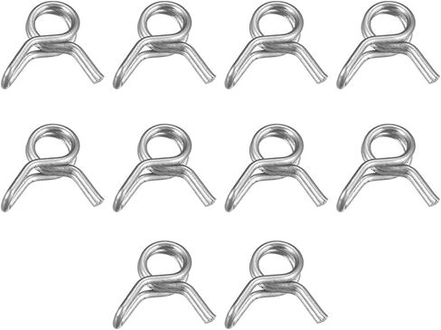 Clamp Assortment Kit DIY Double Wire Spring Hose Clamp 20pcs 304 Stainless Steel 4mm Inner Dia Fit 4.5mm-4.8mm OD Hose Fuel Line Silicone Tube Spring Clips(13mm)(3.5mm) in Saudi Arabia