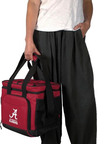 العلامات التجارية الشعار NCAA Flex -Can Cooler-بطانة تسرب محققة للحرارة ، يبقى باردًا لساعات ، حزام كتف قابل للتعديل-رائع للخلع والنزهات in Saudi Arabia