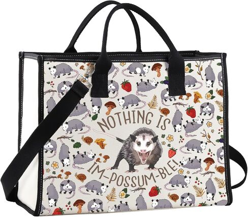 JNIAP Opossum Crossbody Bag Possum Gift Opossum Lover Shoulder Bag Possum Mom Gift in Saudi Arabia