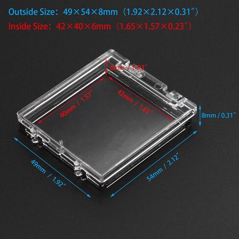 Button Switch Cover, 55mm Dustproof Button Switch Cover Protector with Double-Sided Tape for PC, Computer, Desktop, Industrial Power Switches & Control Panels Square in Saudi Arabia