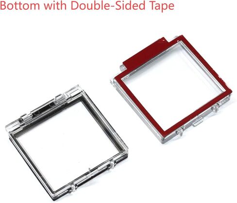 Button Switch Cover, 55mm Dustproof Button Switch Cover Protector with Double-Sided Tape for PC, Computer, Desktop, Industrial Power Switches & Control Panels Square in Saudi Arabia