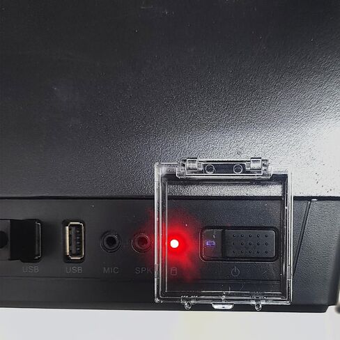 Button Switch Cover, 55mm Dustproof Button Switch Cover Protector with Double-Sided Tape for PC, Computer, Desktop, Industrial Power Switches & Control Panels Square in Saudi Arabia