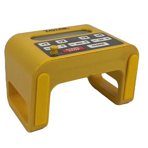 Taylor Precision 5839N Digital Timer, 4 Event Channel, 4.5' x 6.25', 10 -Hour for Commercial Kitchens, Yellow in Saudi Arabia