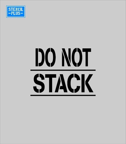 DO NOT Stack Warehouse Industrial Safety Shipping Department Stencil in Saudi Arabia