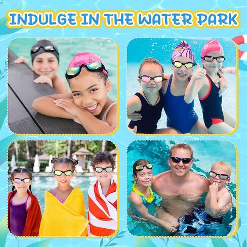 Flutesan 3 Pack Swimming Goggles No Leaking Silicone Anti Fog Swim Glasses with Nose Clip Ear Plugs Adult Kids Pool, 3 Colors in Saudi Arabia