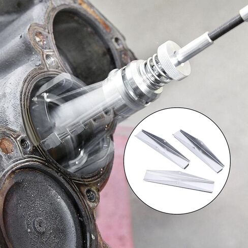 Engine Cylinder Hone Replacement Stones 4in 3 Jaw Tool Set, Heavy Duty Applications, Aluminum Alloy and Grinding Stone, Cylinder Maintenance Work in Kuwait