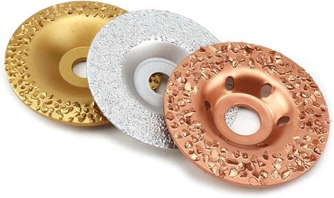 3pcs 100 ملم عجلة طحن الماس مناسبة 4inch الماس قرص الطحن لتلميع الحجر والإطارات والمطاط (الجسيمات الخشنة) in Saudi Arabia