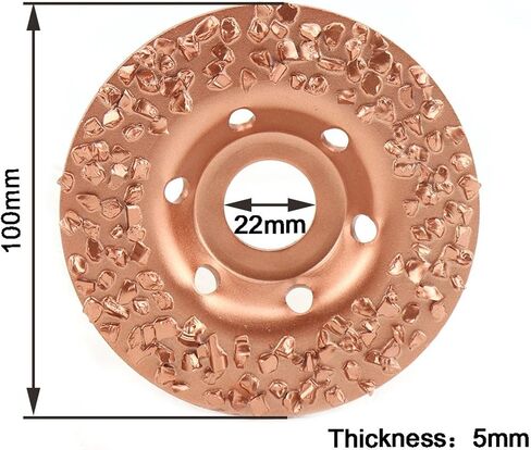 3pcs 100 ملم عجلة طحن الماس مناسبة 4inch الماس قرص الطحن لتلميع الحجر والإطارات والمطاط (الجسيمات الخشنة) in Saudi Arabia