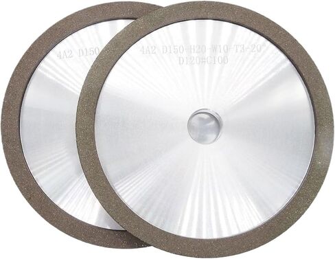 4A2 Resin Bond Diamond Grinding Wheel for Relief Angle Grinding Circular Saw Blade Sparse Tooth(400 Grit,D125mm x H32mm) in Saudi Arabia