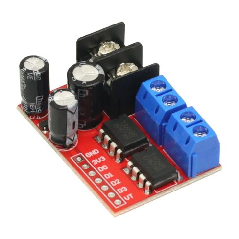 2PCS H Bridge Remote Control 5A 3V-14V Dual DC Motor Controller Drive Module Voltage Reverse PWM Speed Regulation Double in Kuwait