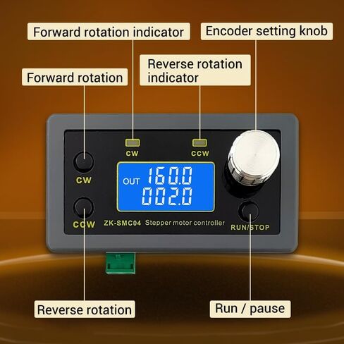 DC 10-30V 6.6A 42 57 86 Stepper Motor Driver Controller Integrated Board Forward/Reverse Pulse Speed Angle Control Module PLC Serial Communication for NEMA 17 23 Motor in Kuwait