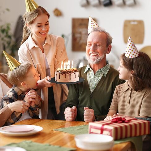 4 PCS Cake Drums, 1/2 Inch Thick 12 Inch Round Cake Boards, Four Colors: White, Gold, Silver and Black, Professional Quality Cake Cardboards, Card Base in Kuwait