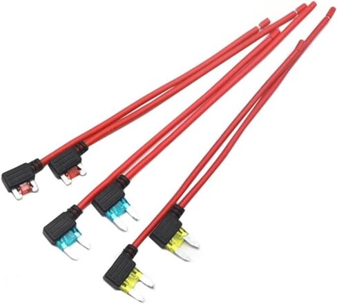 12V 5 10 15 20A Car Fuse Holder Add-a-Circuit TAP Adapter Standard ATM APM Blade MINI Medium Simple Device(Micro 2,5A,5PCS) in Saudi Arabia