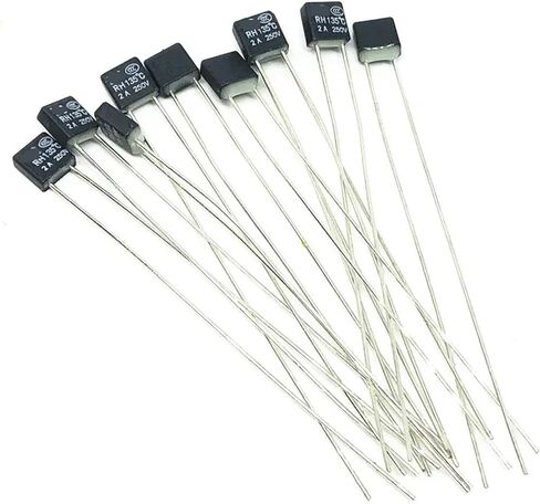 Thermal Fuse RH 92 95 102 105 115 120 125 130 135 140 145 150 Degree RH Cutoff Temperature Fuse 2A 250V Fan Motor(RH145C,5PCS) in Saudi Arabia
