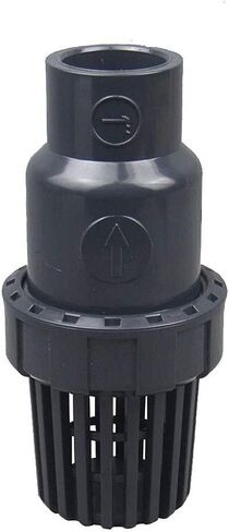 Hose Filter,Pipeline Filter,UPVC Bottom Valve Water Filter,Water Pump Water Inlet Outlet Filter, PVC Check Valve Aquarium Fittings(Inner Dia.63 mm) in Kuwait