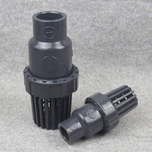Hose Filter,Pipeline Filter,UPVC Bottom Valve Water Filter,Water Pump Water Inlet Outlet Filter, PVC Check Valve Aquarium Fittings(Inner Dia.63 mm) in Kuwait