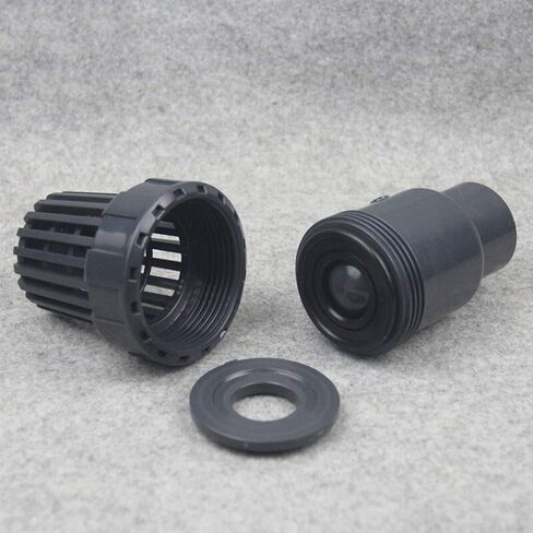 Hose Filter,Pipeline Filter,UPVC Bottom Valve Water Filter,Water Pump Water Inlet Outlet Filter, PVC Check Valve Aquarium Fittings(Inner Dia.63 mm) in Kuwait