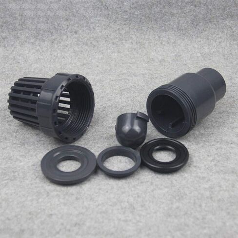 Hose Filter,Pipeline Filter,UPVC Bottom Valve Water Filter,Water Pump Water Inlet Outlet Filter, PVC Check Valve Aquarium Fittings(Inner Dia.63 mm) in Kuwait