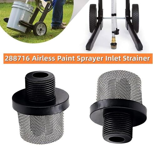 288716 Inlet Suction Strainer and 288749 Airless Sprays Machine Filter Kits for Airless Paint Sprayers Guns Accessories in Saudi Arabia