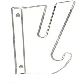 Skateboard Rack,Plastic Surfboard Rack,Skateboard Wall Mount Storage Rack,Holds 30 KG,as A Shortboard, Skimboard(Clear) in Saudi Arabia