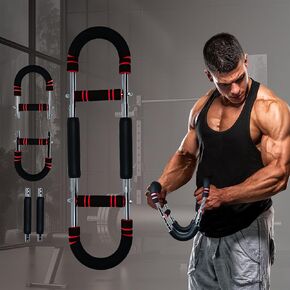 Twister Arm Trainer ، 66-110 جنيهًا معدات تجريب الجزء العلوي من الجسم القابل للتعديل مع إطار فولاذي مقوى ومكافحة للانزلاق ، تدريب على قوة الذراع/الصدر الكاملة للمنزل ، الصالة الرياضية ، المكتب in Kuwait