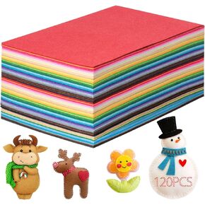Simetufy 8 × 12 بوصة من الحرف اليدوية ، 40 جهاز كمبيوتر محسوس غير منسوج ، صفائح صلبة للمشاريع المدرسية ، الزخرفة ، 40 لونًا متنوعًا (20 × 30 سم) in Saudi Arabia