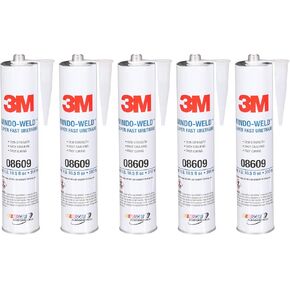 3M 08609 Window -Weld Super Fast Erethane Black Cartridge - 10.5 Fl Oz ، 5 Pack in Kuwait