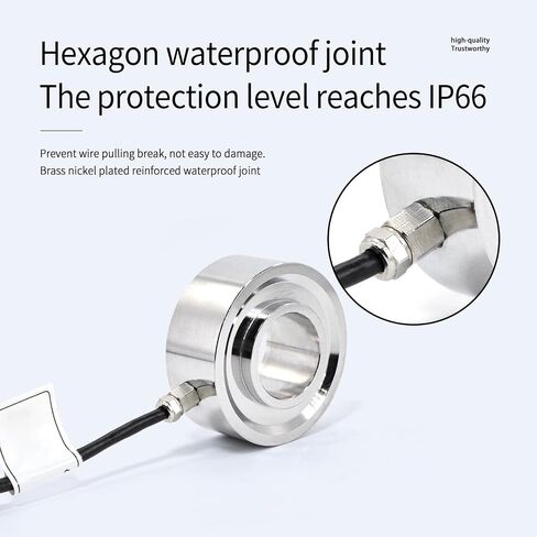 Mini Ring Load Cell Sensor Test Tension Compression Force Weight Pressure,Accuracy0.2% Alloy Steel with Cable for Small Space Screw Warning Force (0-5T) in Kuwait