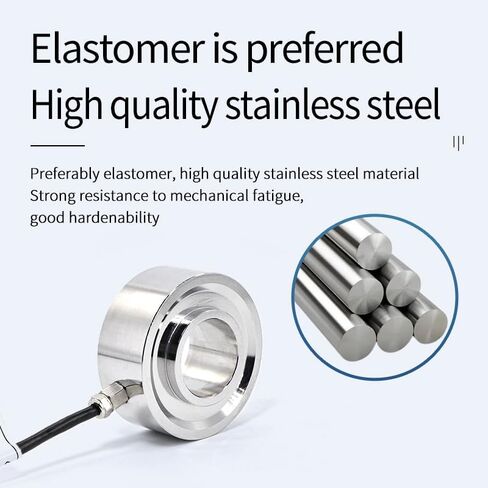 Mini Ring Load Cell Sensor Test Tension Compression Force Weight Pressure,Accuracy0.2% Alloy Steel with Cable for Small Space Screw Warning Force (0-5T) in Kuwait