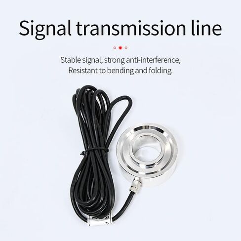Mini Ring Load Cell Sensor Test Tension Compression Force Weight Pressure,Accuracy0.2% Alloy Steel with Cable for Small Space Screw Warning Force (0-5T) in Kuwait