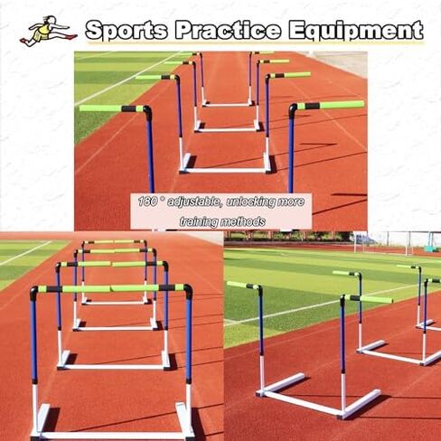 عقبات تدريب الفريق والميدان ، وتدريب التدريب الرياضي القابل للتعديل ، Hurdle-1/2/ 4pcs ، وعقبات السرعة ، ومسار عقبات ， ممارسة العقبات ، وعقبات معدات التدريب للرياضيين (2pcs) in Saudi Arabia