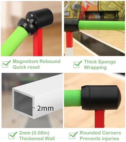 Foam Track and Field Hurdles Training Equipment, Adjustable Height Agility Hurdles, Detachable Sports Speed Hurdles for Athletes Soccer (Color : 1 PC) in Saudi Arabia