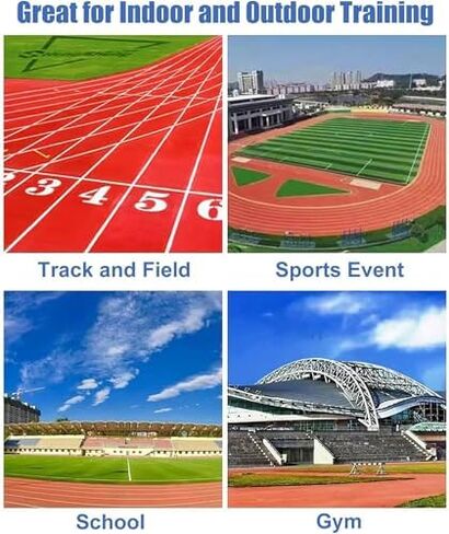 Track and Field Hurdles for Adult Athletes, Adjustable Height 30-42In Agility Hurdles, Outdoor Workout Training Pole Set, Professional Hurdle in Saudi Arabia