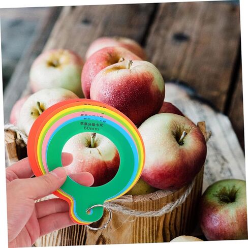 Cabilock Fruit Grading Caliper Apple Measurement Tool Fruit Diameter Ruler Plastic Gauge Easy to Use Accurate Measurement Multifunctional Design in Saudi Arabia