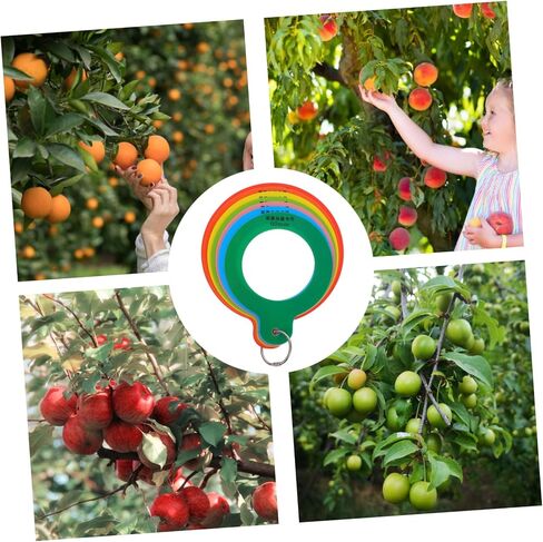 Cabilock Fruit Grading Caliper Apple Measurement Tool Fruit Diameter Ruler Plastic Gauge Easy to Use Accurate Measurement Multifunctional Design in Saudi Arabia