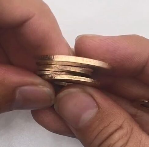 Copper washers, Metal Washer Spacers,Copper Washer,Flat Washer,Pure Brass Washer, Metal Flat Washer(M8*16 * 1.5[150pcs]) in Saudi Arabia