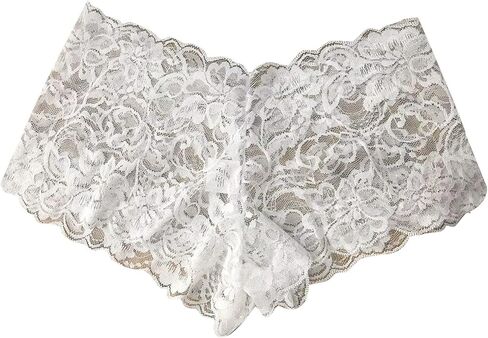 Womens Lace Mesh Underwear Sexy High Waist Panty Seamless Lace Ladies No Show Panties (Available in Plus Size) in Saudi Arabia