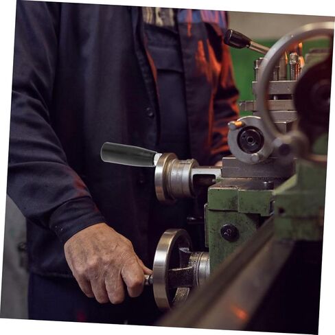 VALICLUD 2pcs Precision Metal Revolving Handle Grip for Industrial Machinery Handwheel Nut for Grinding and Clamping Equipment Design for Versatile Applications in Saudi Arabia