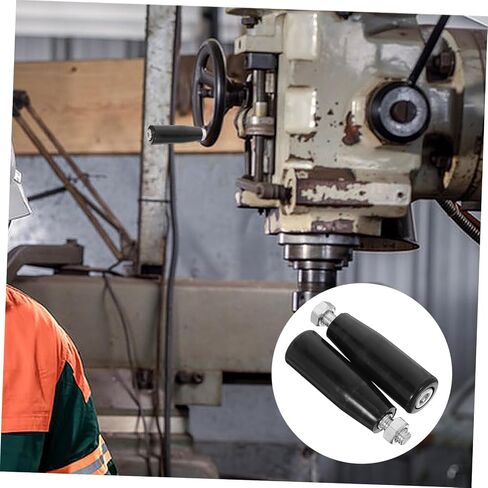 VALICLUD 2pcs Precision Metal Revolving Handle Grip for Industrial Machinery Handwheel Nut for Grinding and Clamping Equipment Design for Versatile Applications in Saudi Arabia
