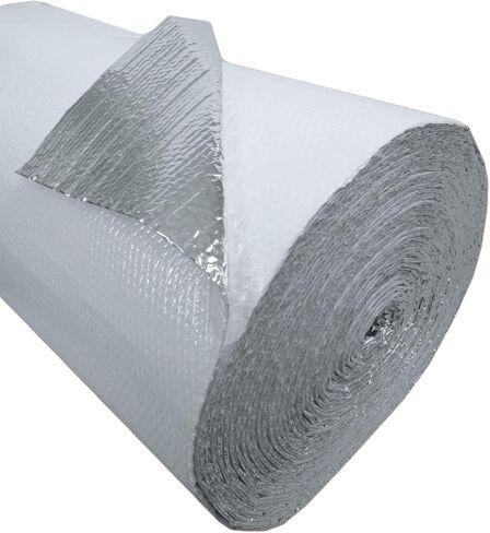 منتجات الطاقة في الولايات المتحدة 48 "× 100 'أبيض مزدوج فقاعة عاكسة عزل العزل الحاجز الحراري R8 in Saudi Arabia