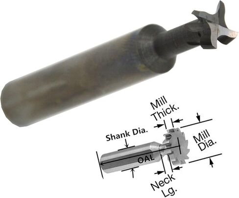 6-12mm Cutter Dia. Solid Carbide Coated Keyseat T Slot Cutters CNC Router Bits End Mills for Hardened Steels (12 mmDia+5mm Thick+6mm Neck Dia+15mm Neck Lg) in Saudi Arabia