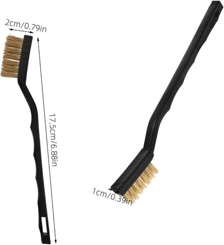 3pcs Mini Brass Wire Brushes Rust Removal Polishing Brushes Deformation Resistant Cleaning Tools for Stove Sink Brick and Metal Surfaces in Saudi Arabia